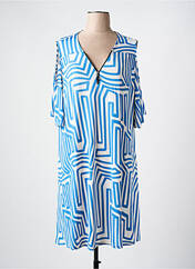 Robe mi-longue bleu 2W PARIS pour femme seconde vue