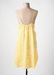 Robe mi-longue jaune CHRISTY pour femme seconde vue