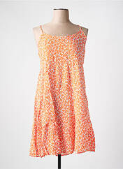 Robe mi-longue orange CHRISTY pour femme seconde vue