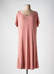 Robe mi-longue rose NANA BELLE pour femme seconde vue