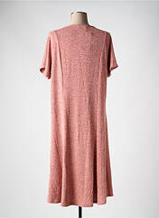 Robe mi-longue rose NANA BELLE pour femme seconde vue