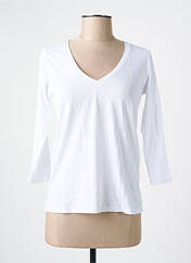 T-shirt blanc SCHOOL RAG pour femme seconde vue