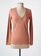 T-shirt marron COTTON BROTHERS pour femme seconde vue