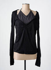 T-shirt noir ONLY pour femme seconde vue