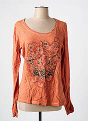 T-shirt orange CREAM pour femme seconde vue