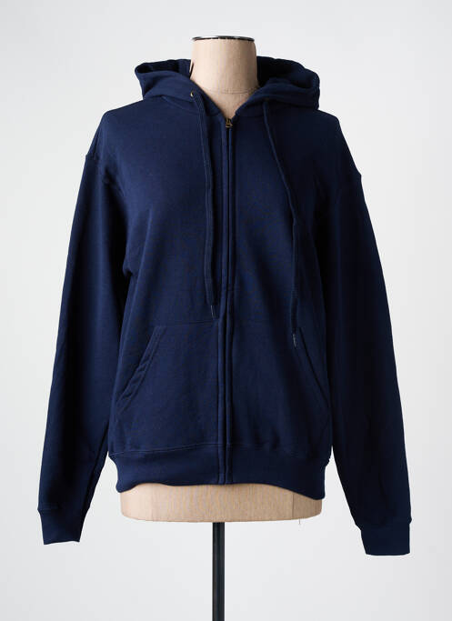 Veste casual coupe droite bleu FRUIT OF THE LOOM femme