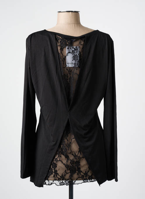 Top stretch manches longues noir AKELA KEY femme