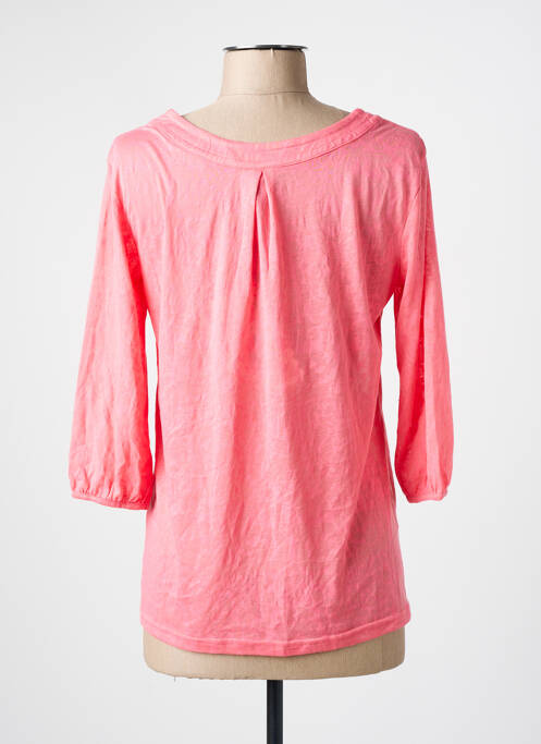 T-shirt coupe droite manches 3/4 rose LOLA ESPELETA femme