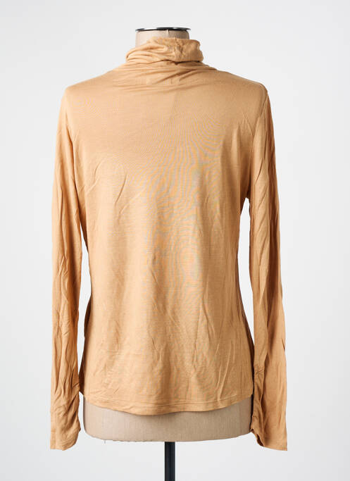 T-shirt manches longues manches longues marron KANOPE femme