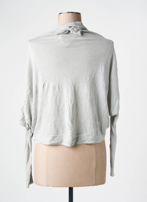 Gilet manches longues gris LILI LOVELY femme