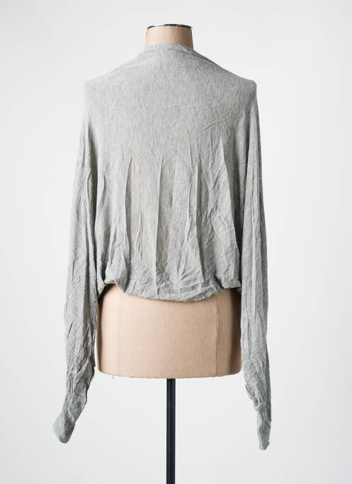 Gilet manches longues gris RINASCIMENTO femme