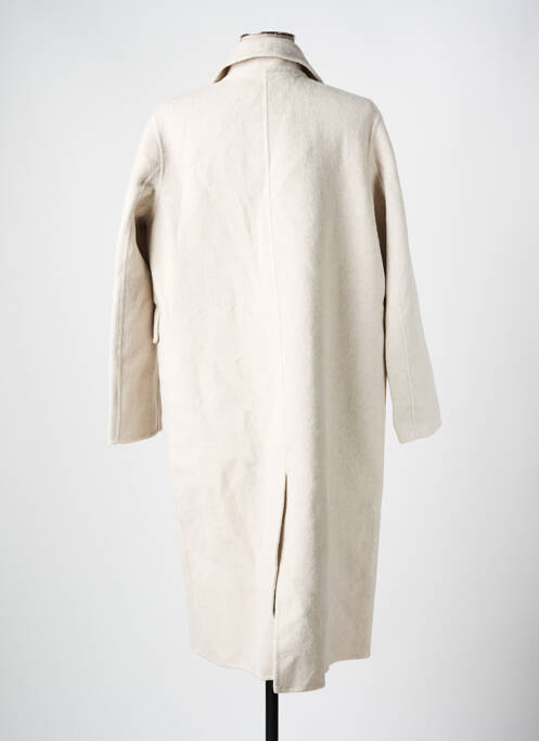 Manteau long beige SEE U SOON femme
