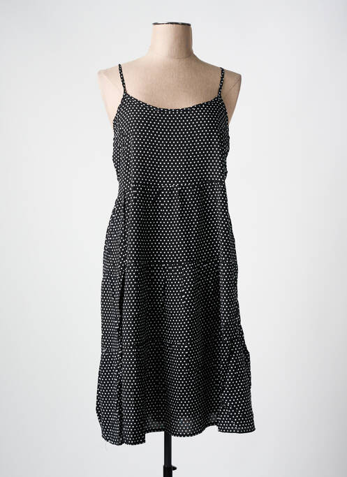 Robe mi-longue noir CHRISTY pour femme