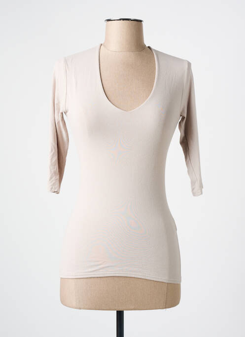 T-shirt beige RENDEZ-VOUS pour femme