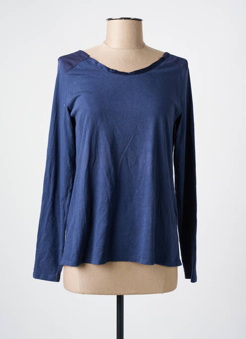 T-shirt bleu YERSE pour femme