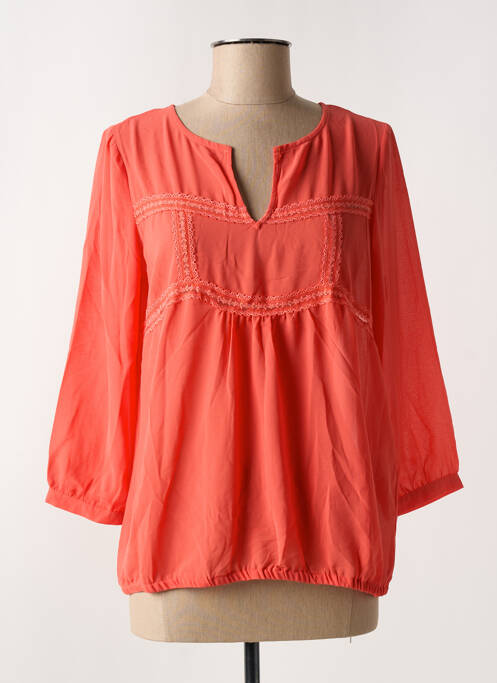 Blouse orange ARELINE pour femme