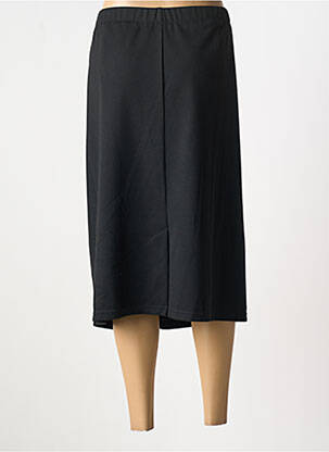 Jupe mi-longue coupe droite noir FRANCOISE F femme