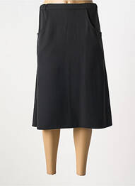 Jupe mi-longue coupe évasée noir PLURIELLES femme