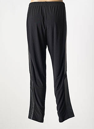Pantalon droit taille élastique noir 2W PARIS femme
