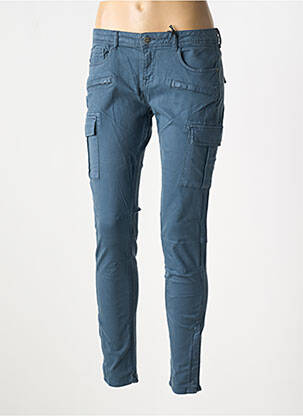 Pantalon slim poches bleu CIMARRON femme