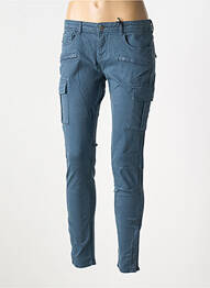 Pantalon slim poches bleu CIMARRON femme