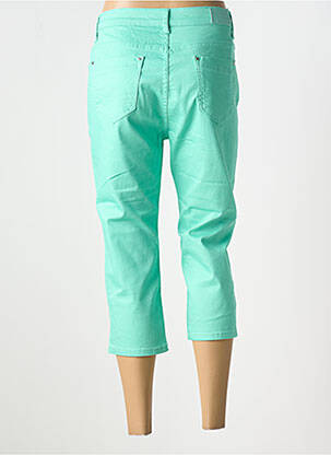 Pantacourt slim vert BS JEANS femme