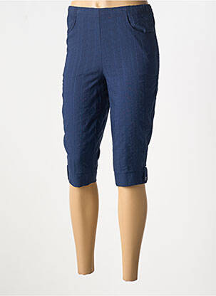 Bermuda taille élastique bleu 20/20 femme