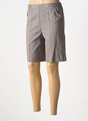 Bermuda taille élastique gris 20/20 femme