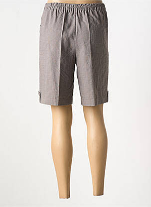 Bermuda taille élastique gris 20/20 femme