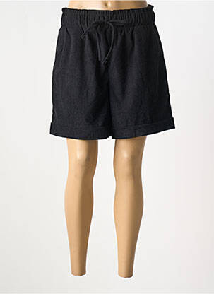 Short coupe droite noir CHRISTY femme