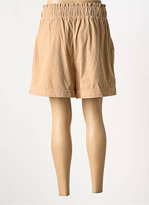 Short coupe droite beige CHRISTY femme