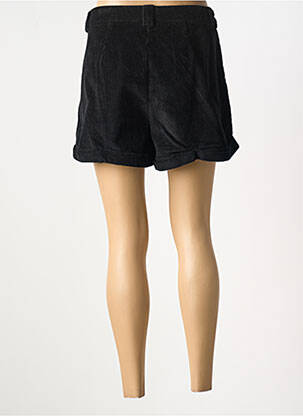 Short fermeture zippée sous rabat boutonné noir LEE COOPER femme