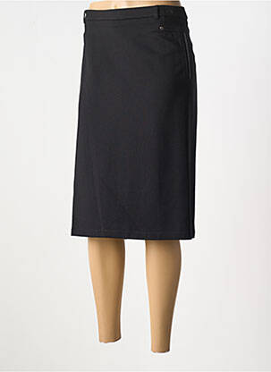 Jupe mi-longue noir CHRISTINE LAURE pour femme