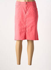 Jupe mi-longue rose BIG SPADE pour femme seconde vue