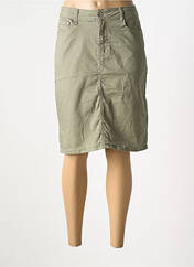 Jupe mi-longue vert BS JEANS pour femme seconde vue