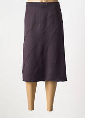 Jupe mi-longue violet GRIFFON pour femme seconde vue