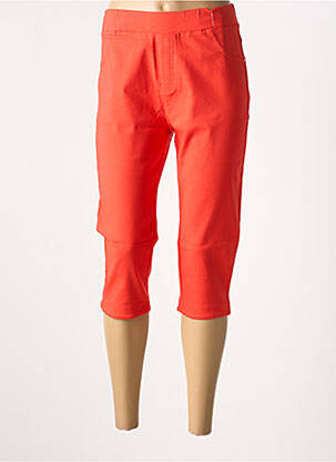 Pantacourt rouge CHRISTY pour femme