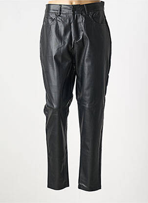 Pantalon slim noir POMME ROUGE pour femme