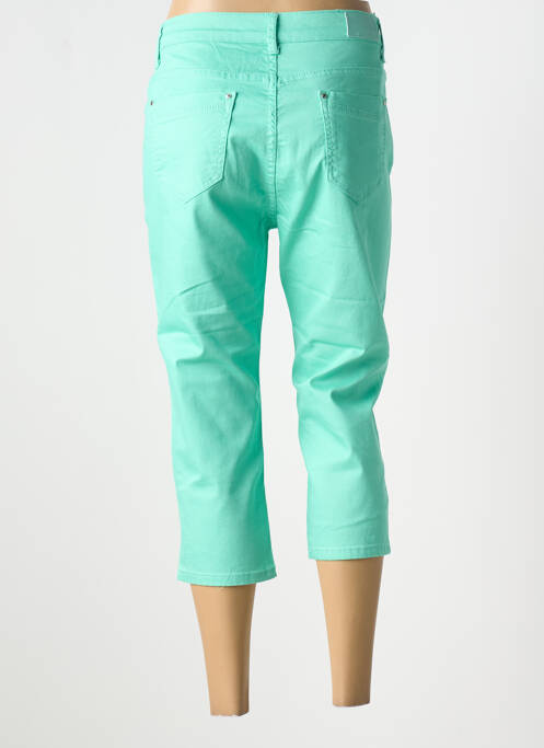 Pantacourt slim vert BS JEANS femme
