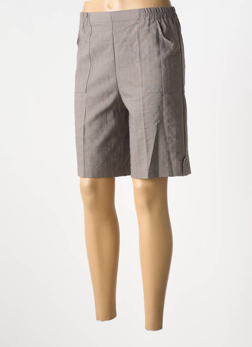 Bermuda slim gris 20/20 femme