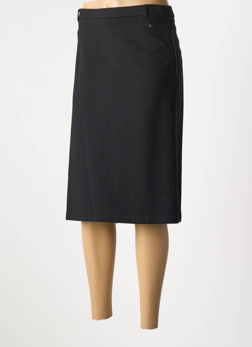 Jupe mi-longue noir CHRISTINE LAURE pour femme