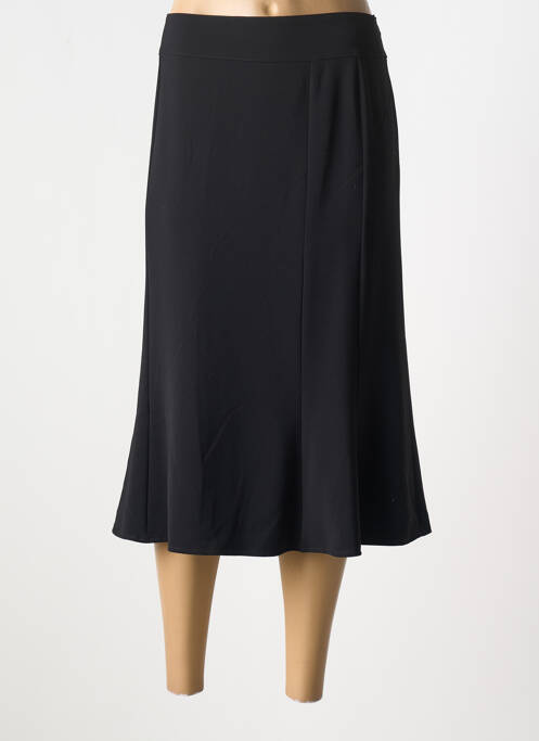Jupe mi-longue noir GEVANA pour femme