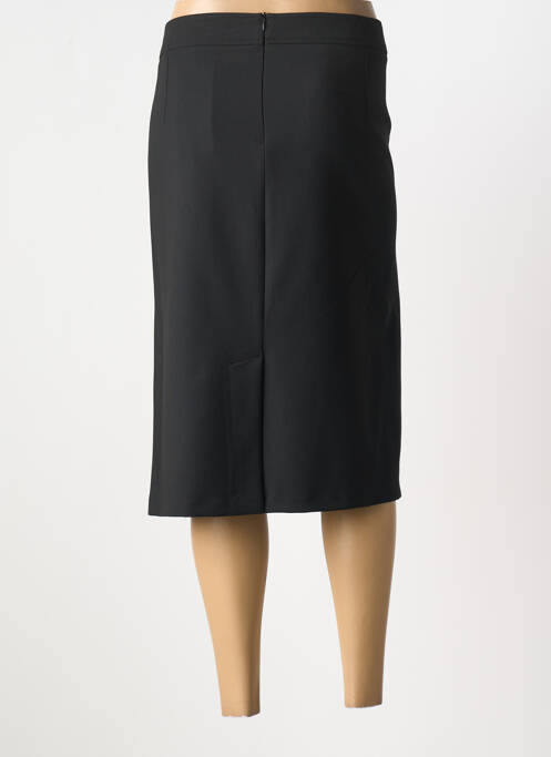 Jupe mi-longue noir GRIFFON femme