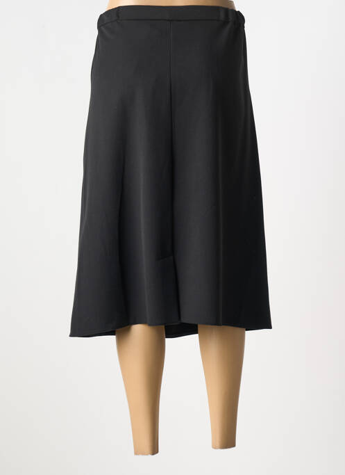 Jupe mi-longue noir PLURIELLES femme