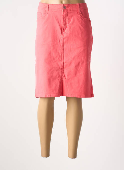 Jupe mi-longue rose BIG SPADE pour femme