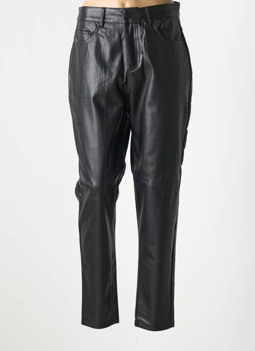 Pantalon slim noir POMME ROUGE femme