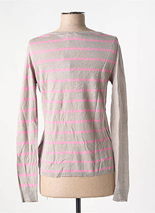 Pull coupe cintrée manches longues gris YERSE femme