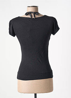 T-shirt col v manches courtes noir ONLY femme