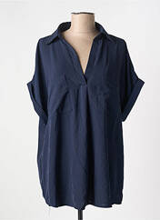 Blouse bleu CHRISTY pour femme seconde vue