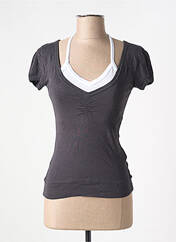 T-shirt gris ONLY pour femme seconde vue